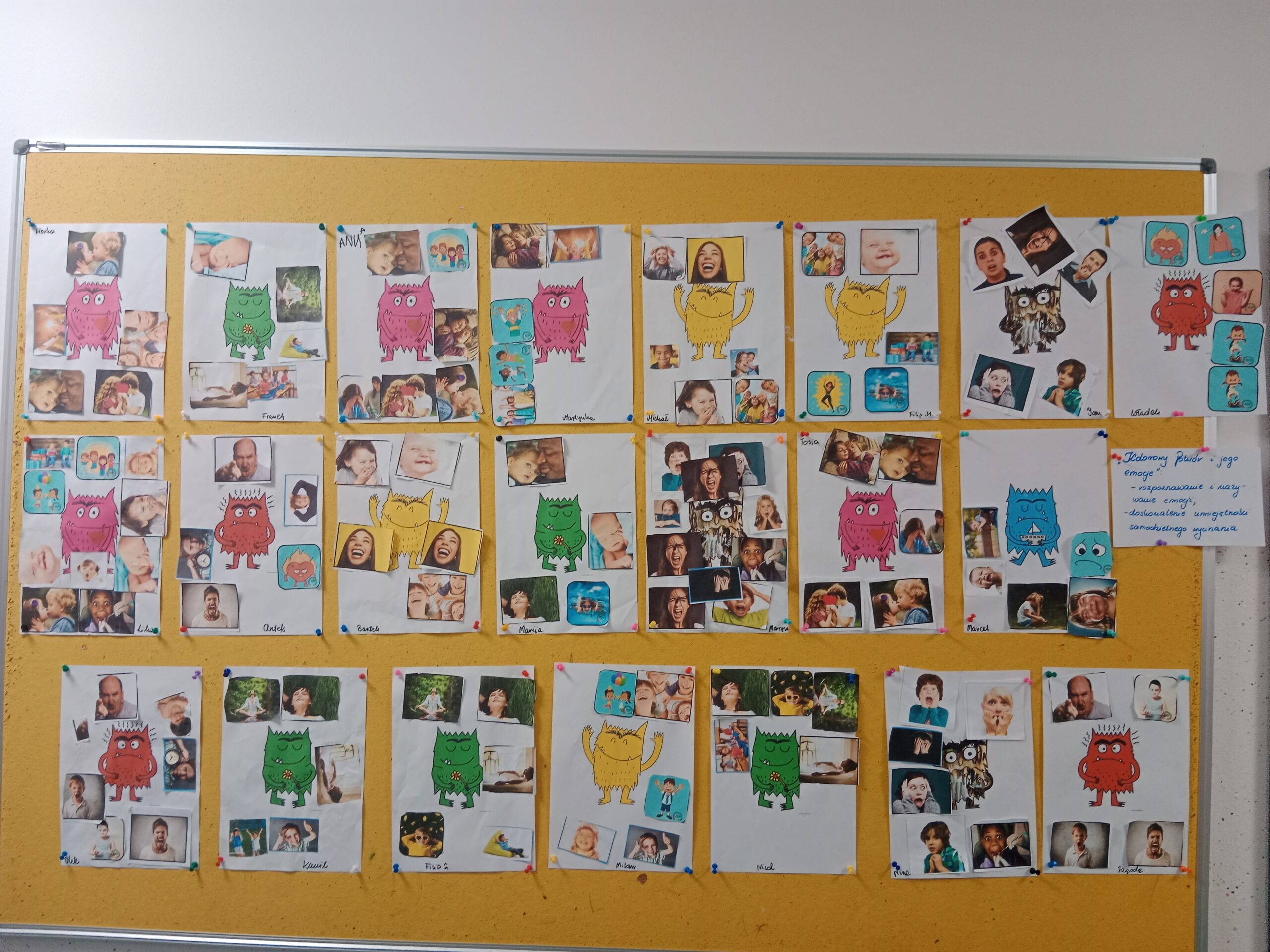 Plastusie- Kolorowy Potwór i emocje