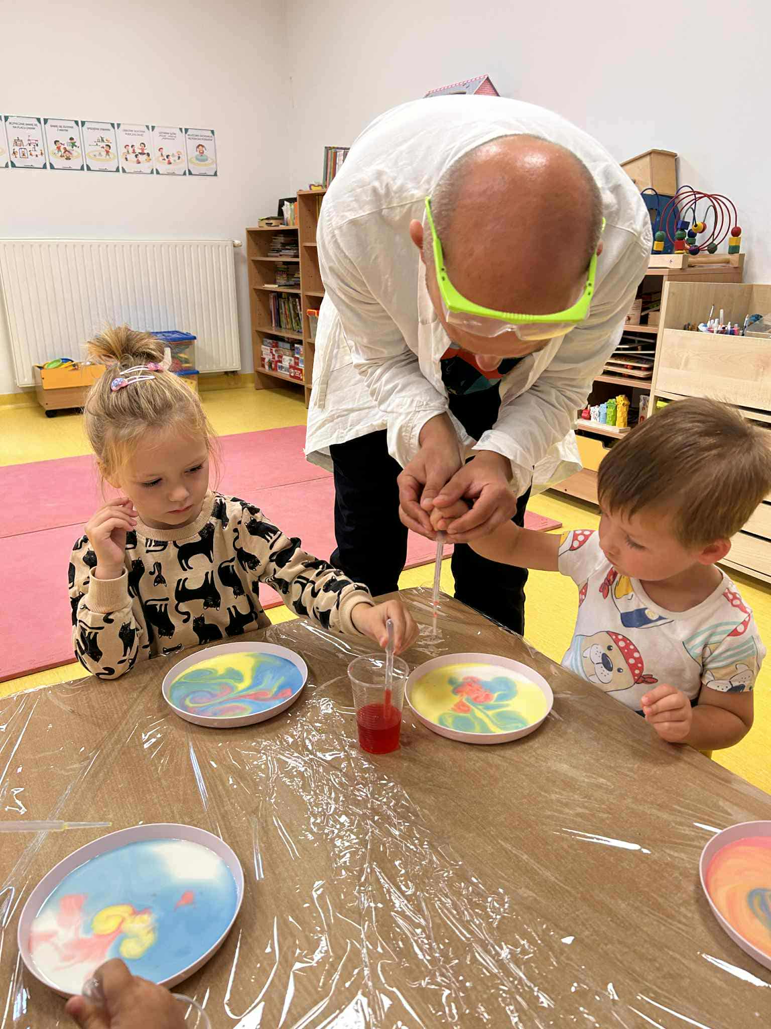 Zdobywcy i doświadczenia z kolorami