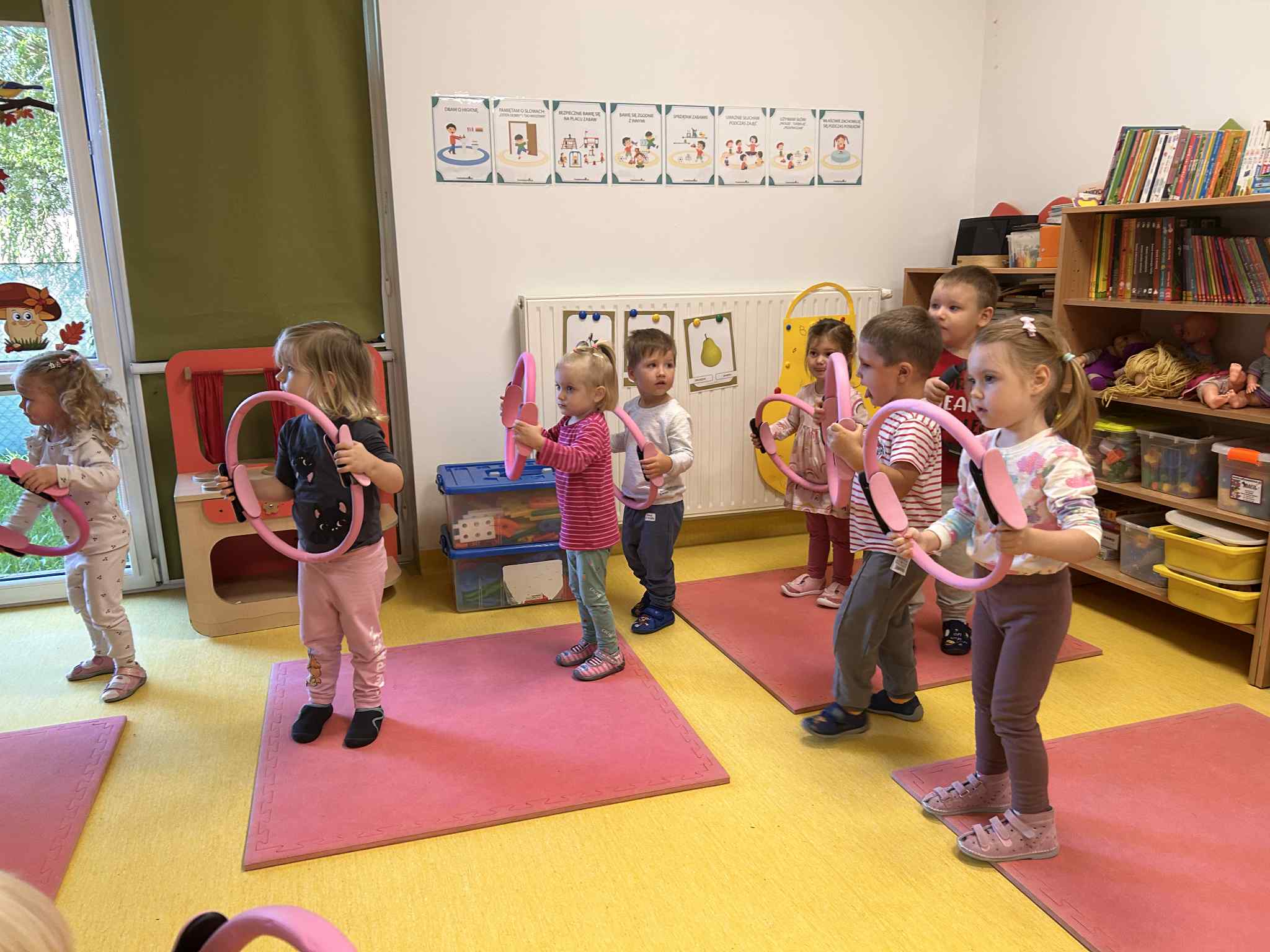 Zdobywcy ćwiczą z mamą Ignasia