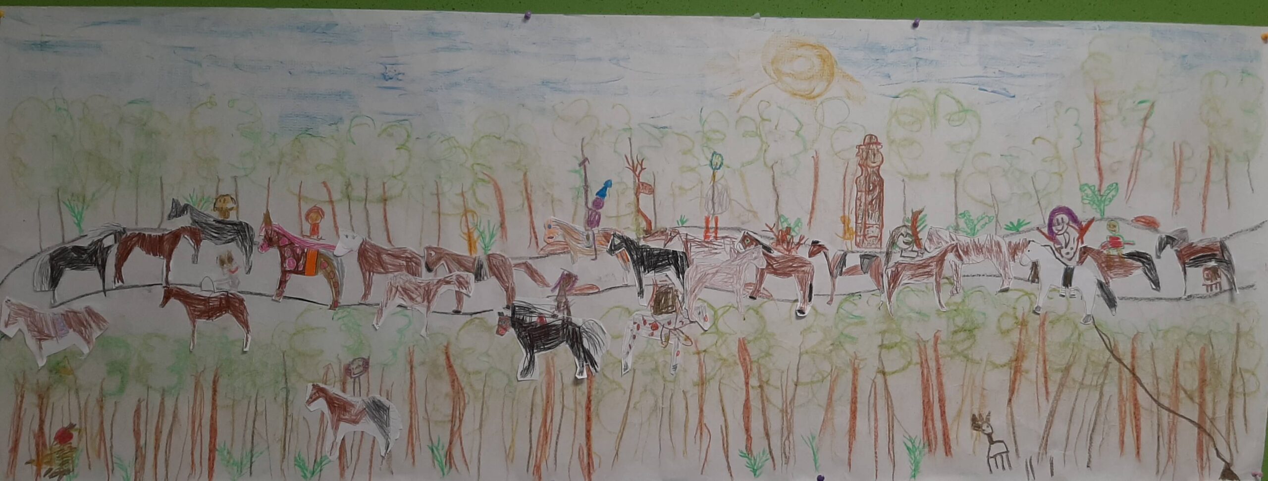 Sportowcy: ilustracja do legendy O Lechu, Czechu i Rusie